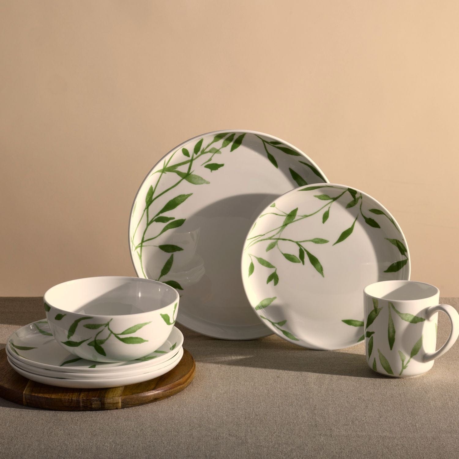 Akira Vegan Bone? 16 Piece Dinnerware Set. Service for 4 - Image 9
