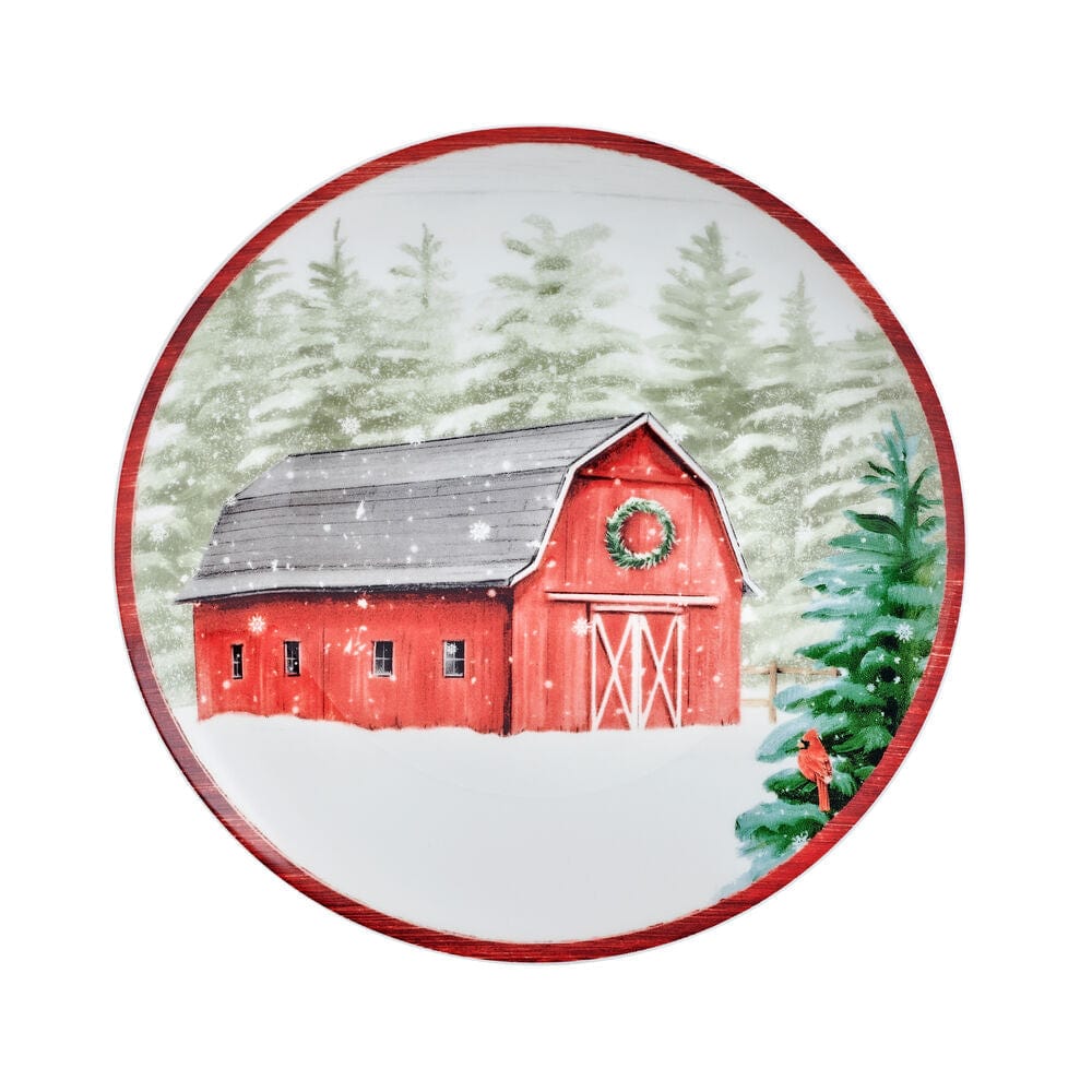 Countryside Christmas Set of 4 Salad Plates - Image 7