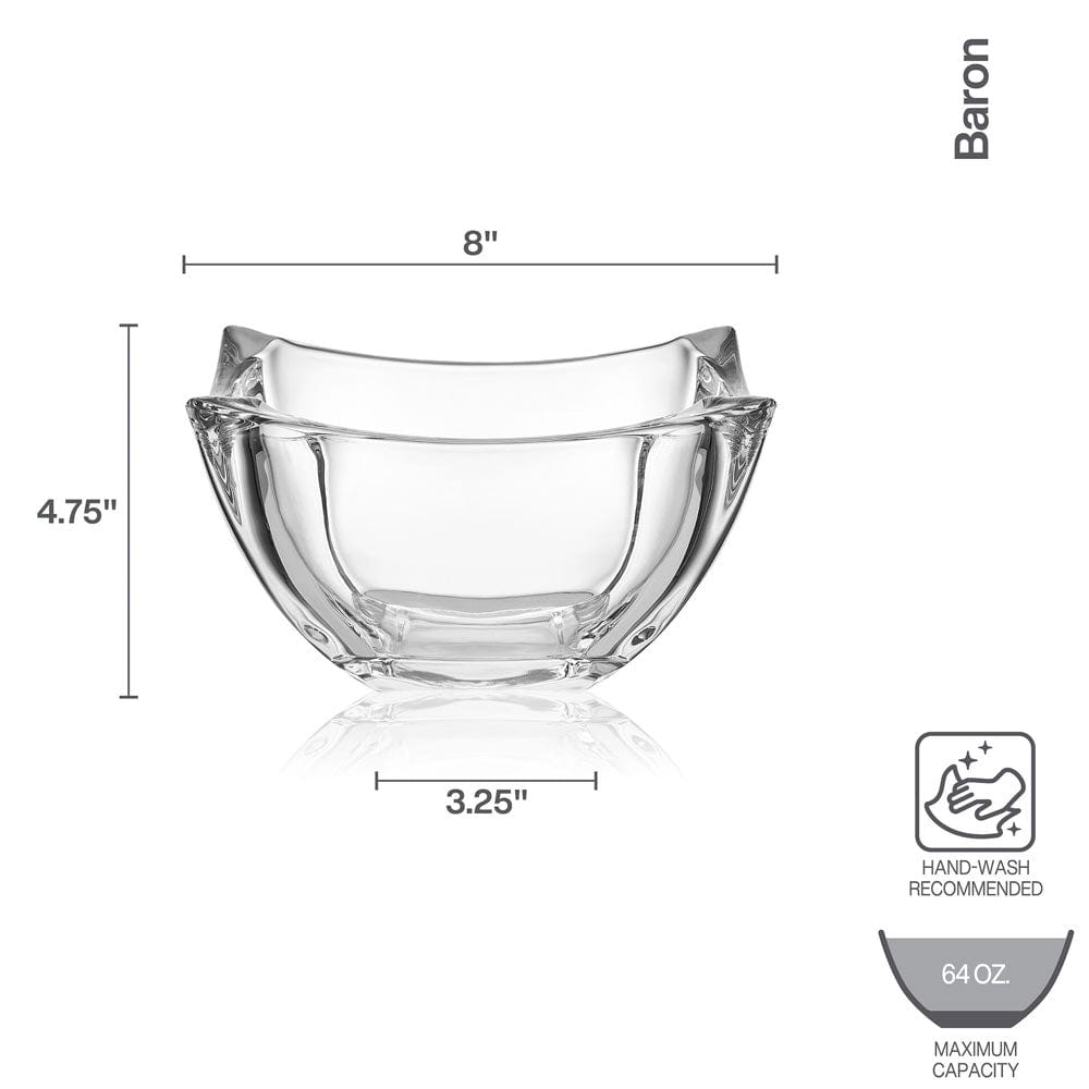 Baron Crystal Square Bowl - Image 4