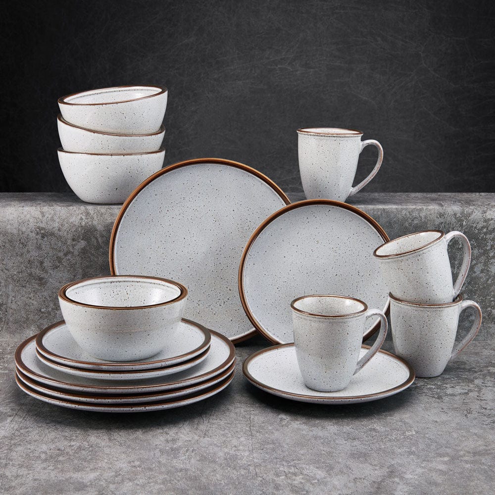 Barrett White 16 Piece Dinnerware Set. Service for 4 - Image 3