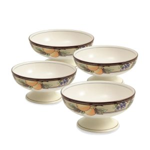 Garden Harvest? Sherbet Dishes. Set of 4