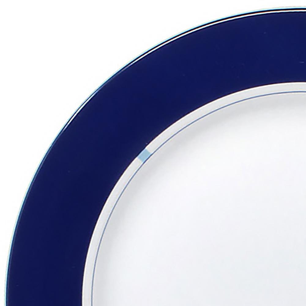 Jet Set Blue Set of 4 Accent Dinner Plates - Image 2