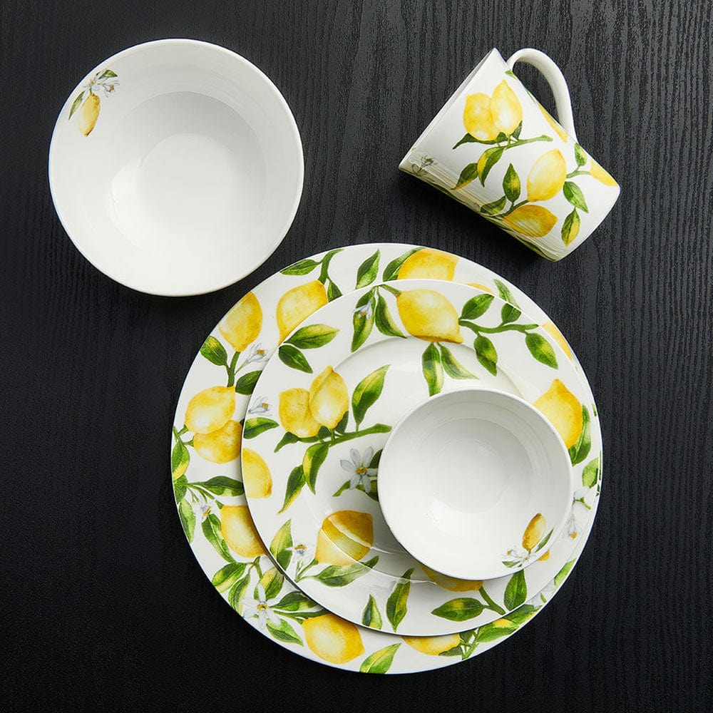 Lemons Set of 4 Dinner Plates - Image 2