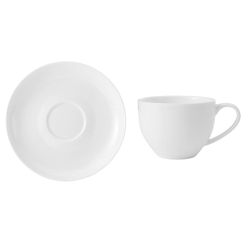 Lucerne White Tea Cup and Saucer - Image 3