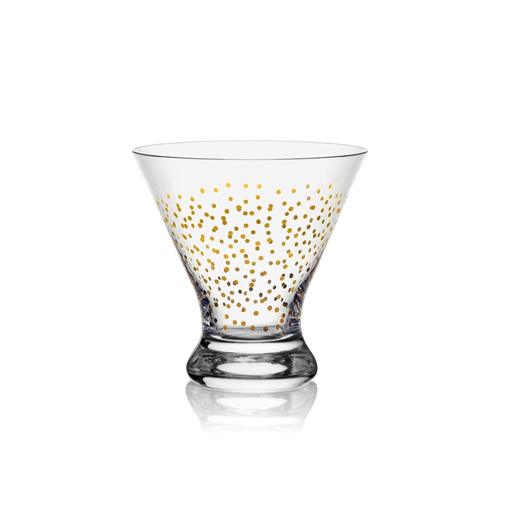 Party Set of 4 Stemless Martini Glasses - Image 5