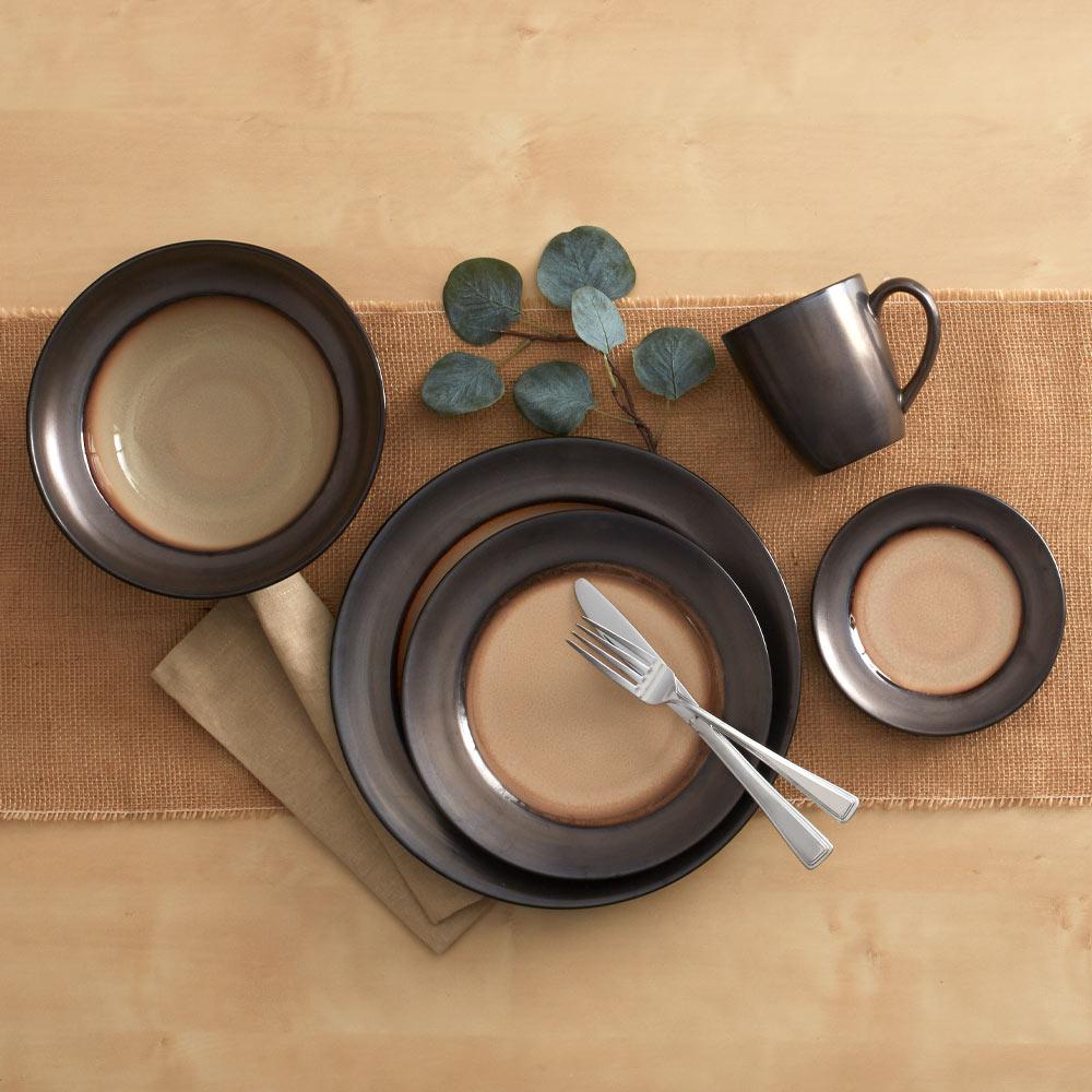 Sandstone Set of 4 Dinner Plates - Image 3