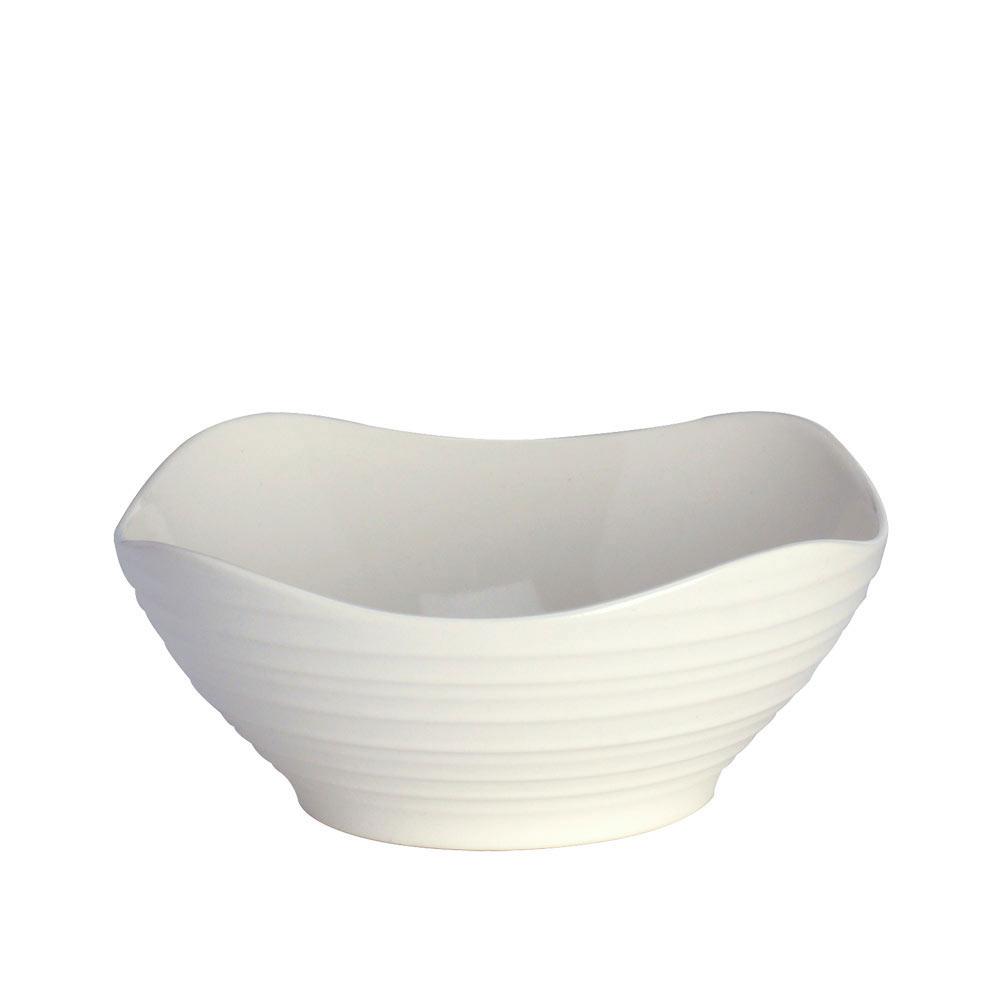 Swirl White Square 16 Piece Dinnerware Set. Service for 4 - Image 7