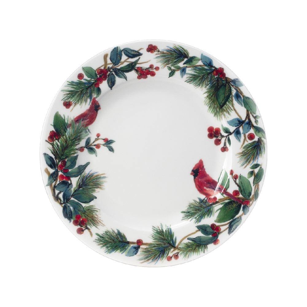 Winter Cardinal Set of 4 Salad Plates - Image 4